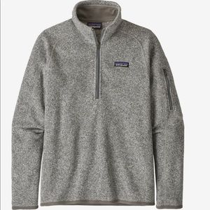 Patagonia Womens Better Sweater 1/4 Zip Fleece - Gray